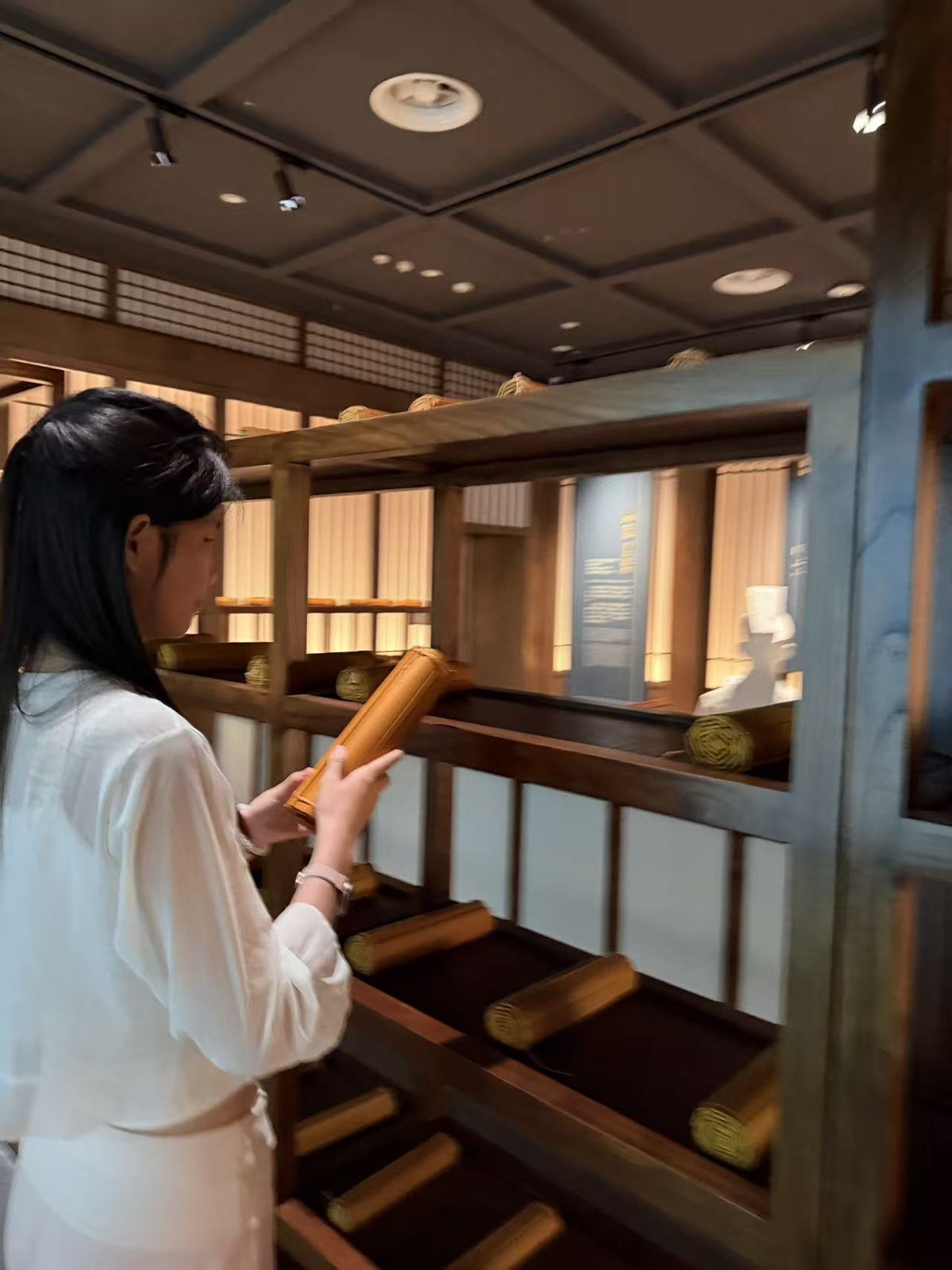 在室内阅读展陈资料